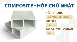 Hộp Nhựa Composite 60x160x5ly